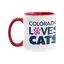 Colorado Loves Cats Two-Tone Ceramic Mug thumbnail 13