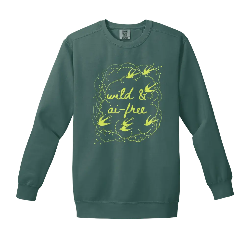 Wild & AI-Free (sweatshirt)