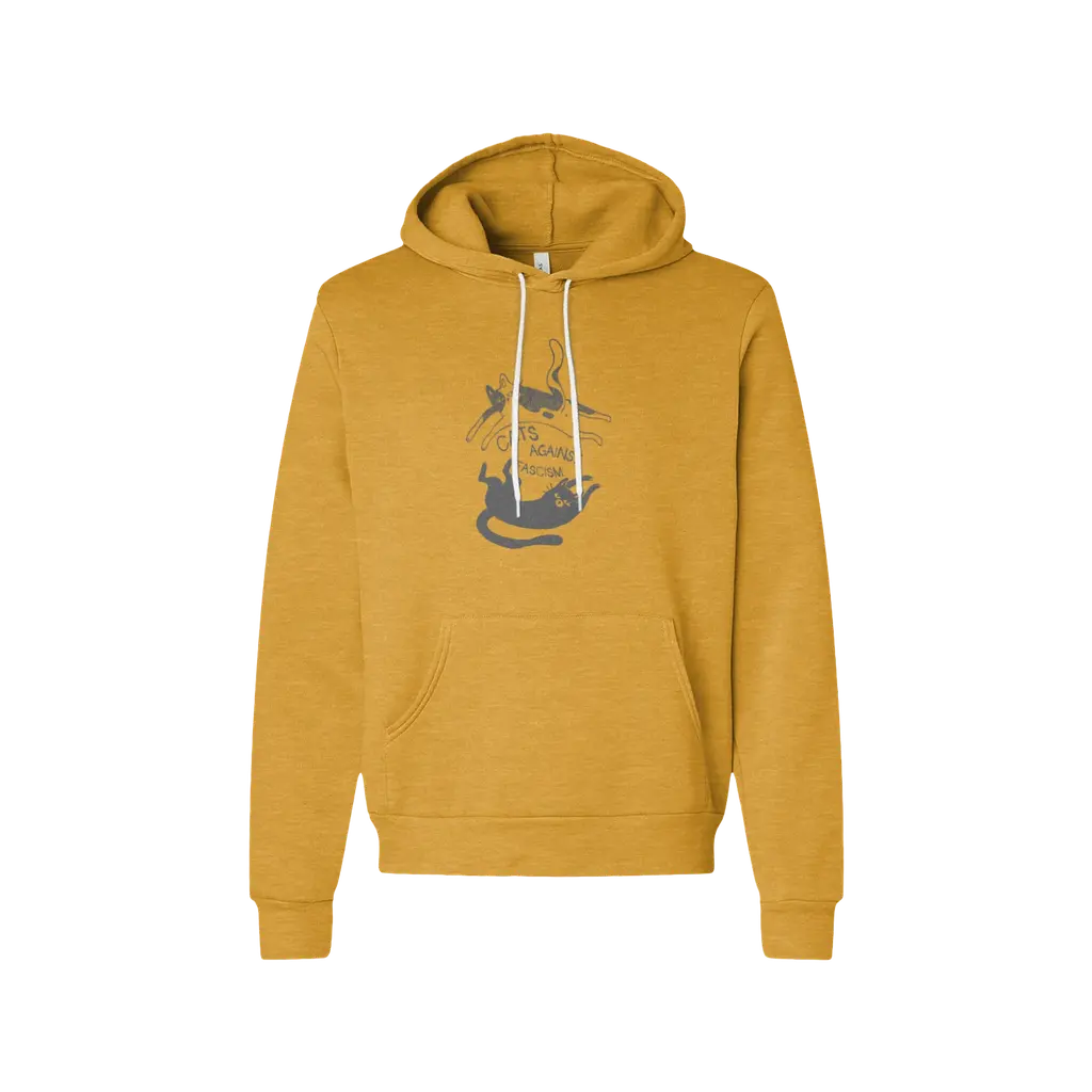 Cats Against Fascism (hoodie sweatshirt)