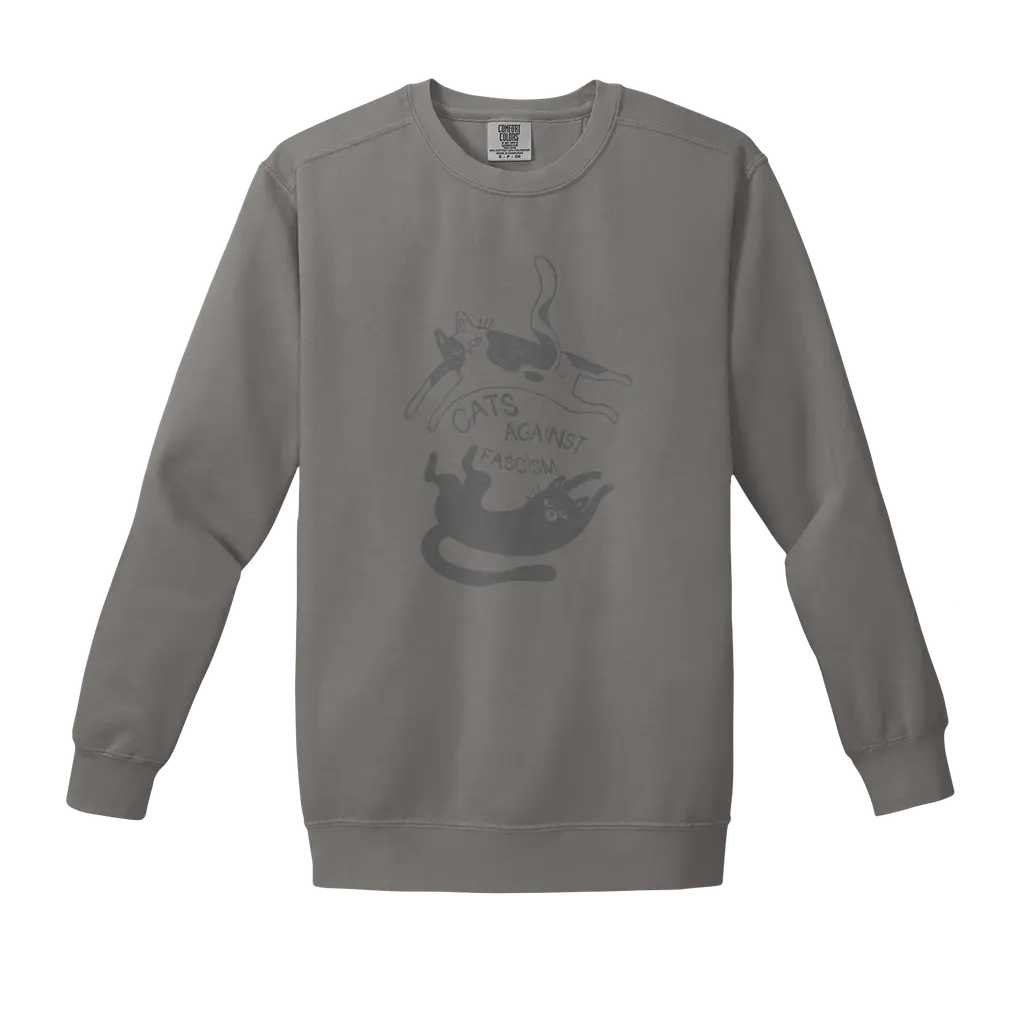 Cats Against Fascism (sweatshirt)