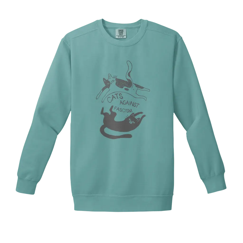 Cats Against Fascism (sweatshirt)