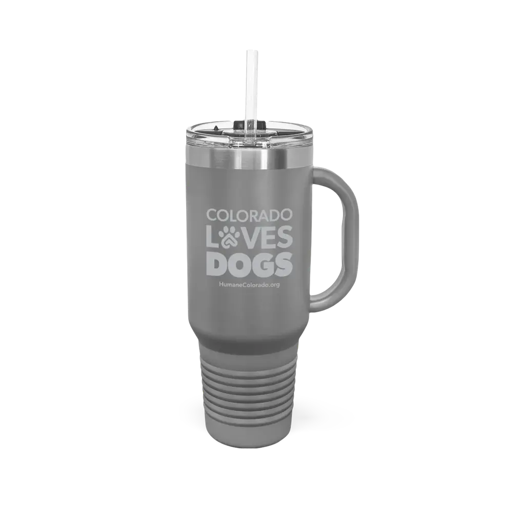 Colorado Loves Dogs Travel Mug