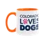 Colorado Loves Dogs Two-Tone Ceramic Mug thumbnail 6