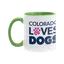Colorado Loves Dogs Two-Tone Ceramic Mug thumbnail 4