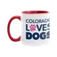 Colorado Loves Dogs Two-Tone Ceramic Mug thumbnail 13