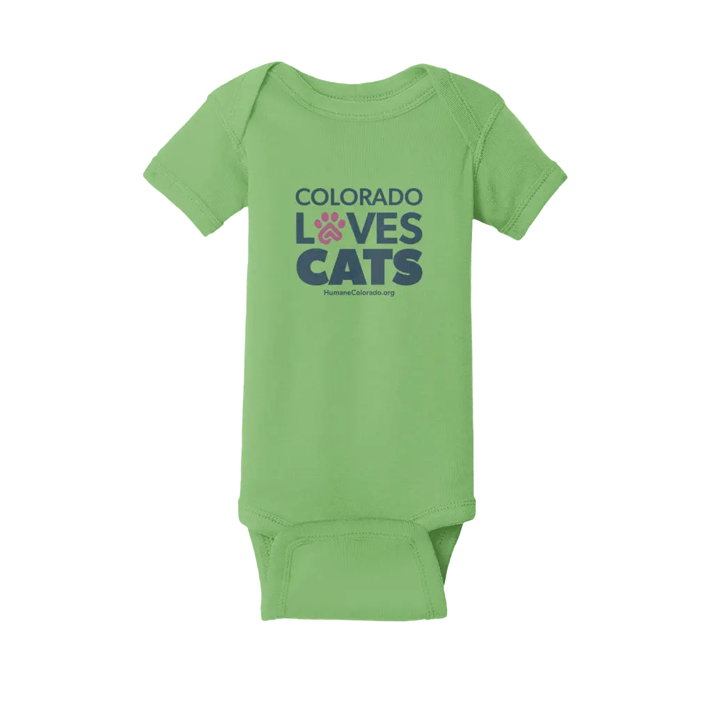 Colorado Loves Cats Onesie
