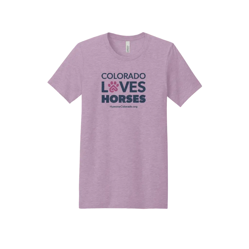 Colorado Loves Horses Premium Tee