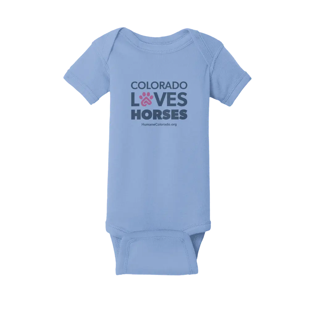 Colorado Loves Horses Onesie
