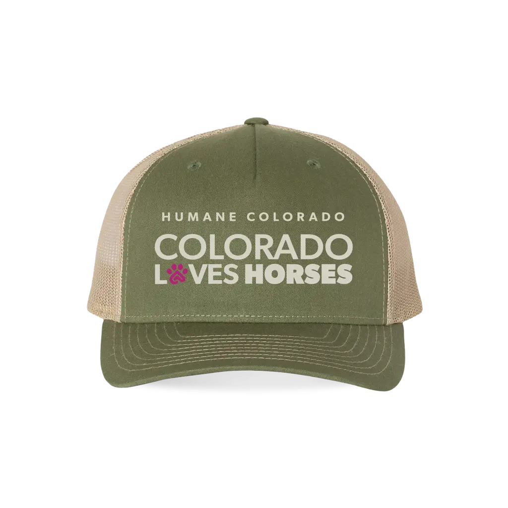 Colorado Loves Horses Trucker Cap