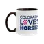 Colorado Loves Horses Two-Tone Ceramic Mug thumbnail 10