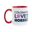 Colorado Loves Horses Two-Tone Ceramic Mug thumbnail 13