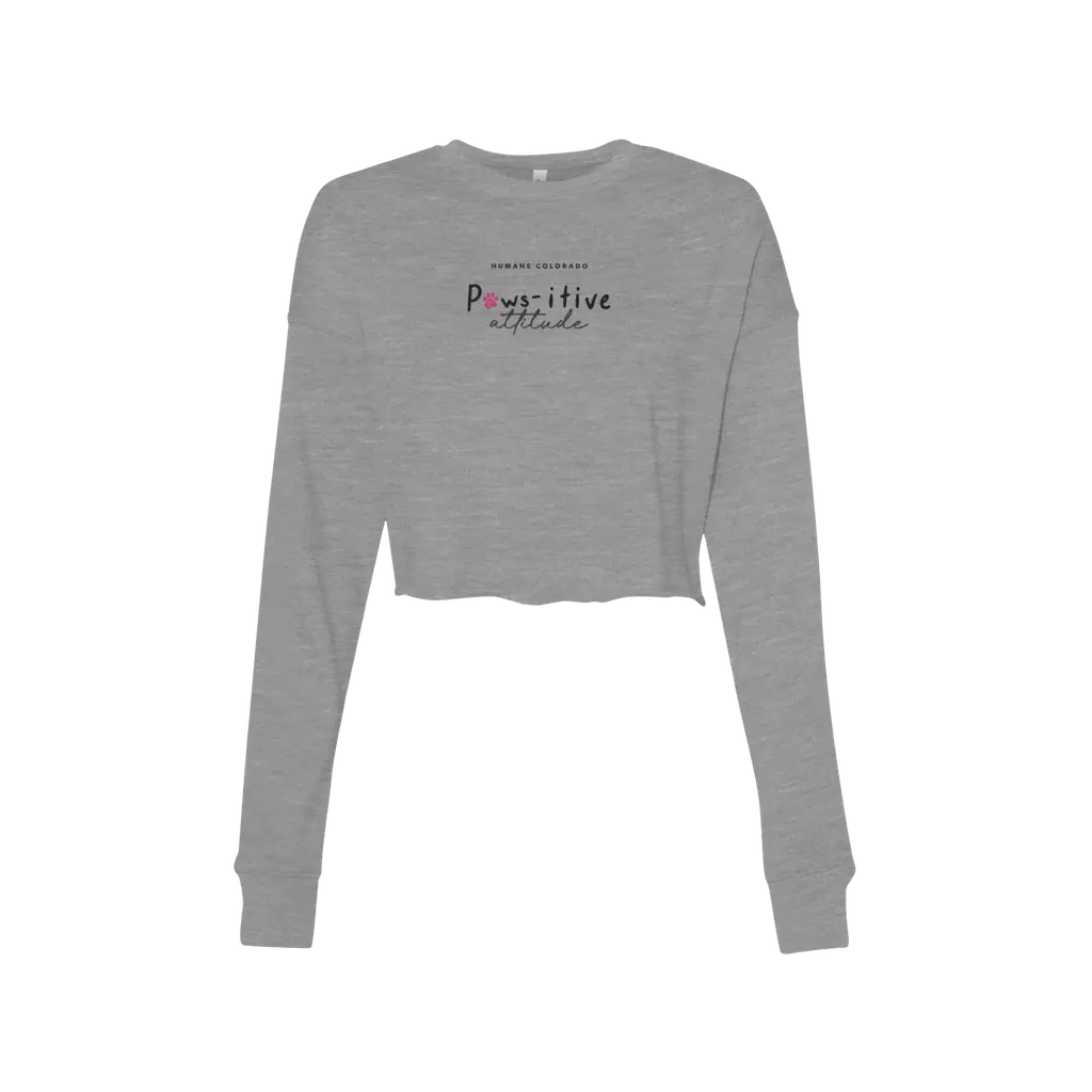 Paws-itive Attitude Crop Fleece