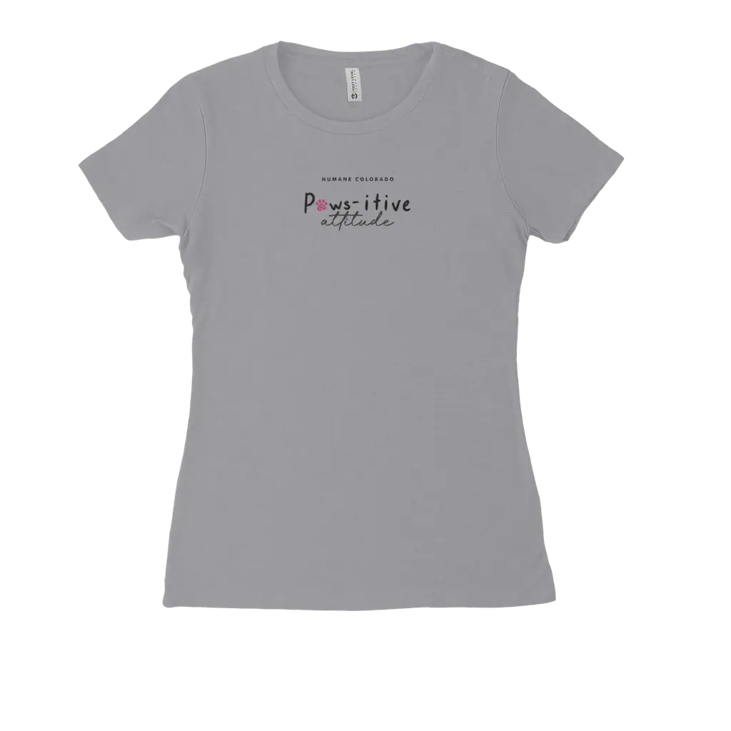Paws-itive Attitude Women's Fitted Tee