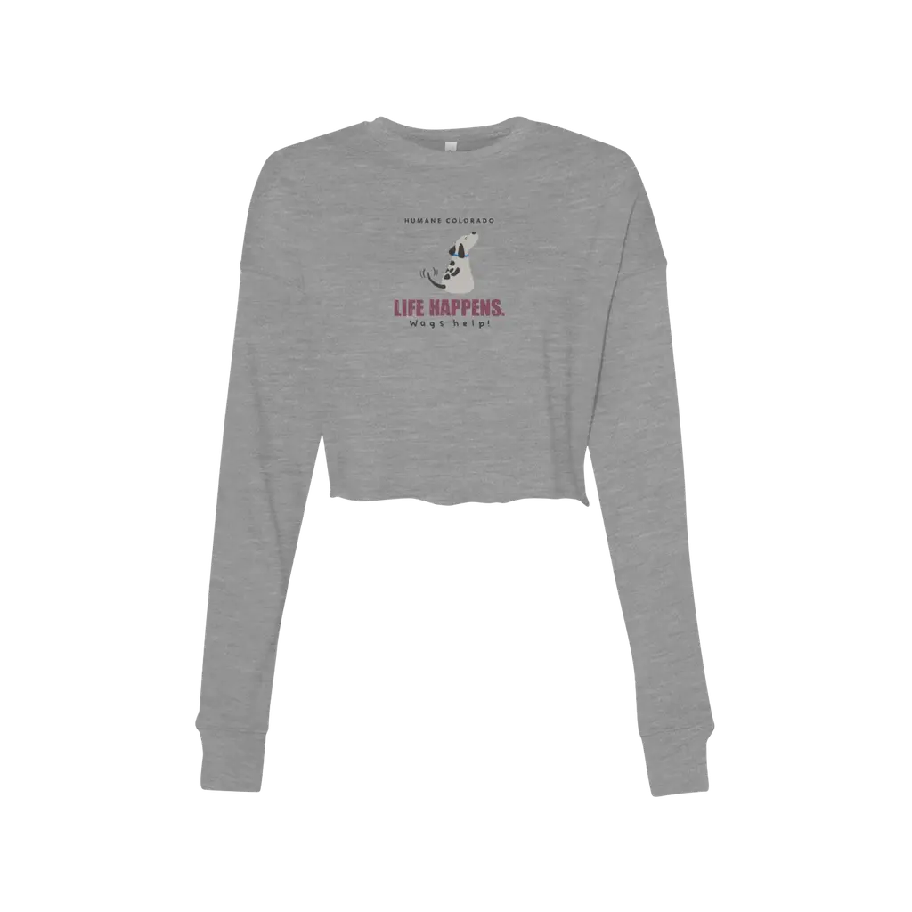 Life Happens Crop Fleece