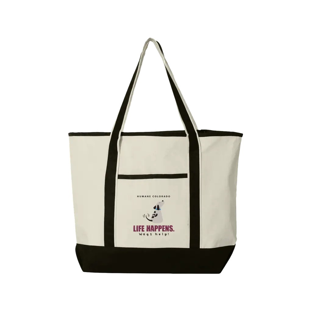 Life Happens Large Tote