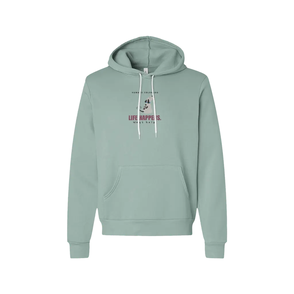 Life Happens Sponge Fleece Hoodie