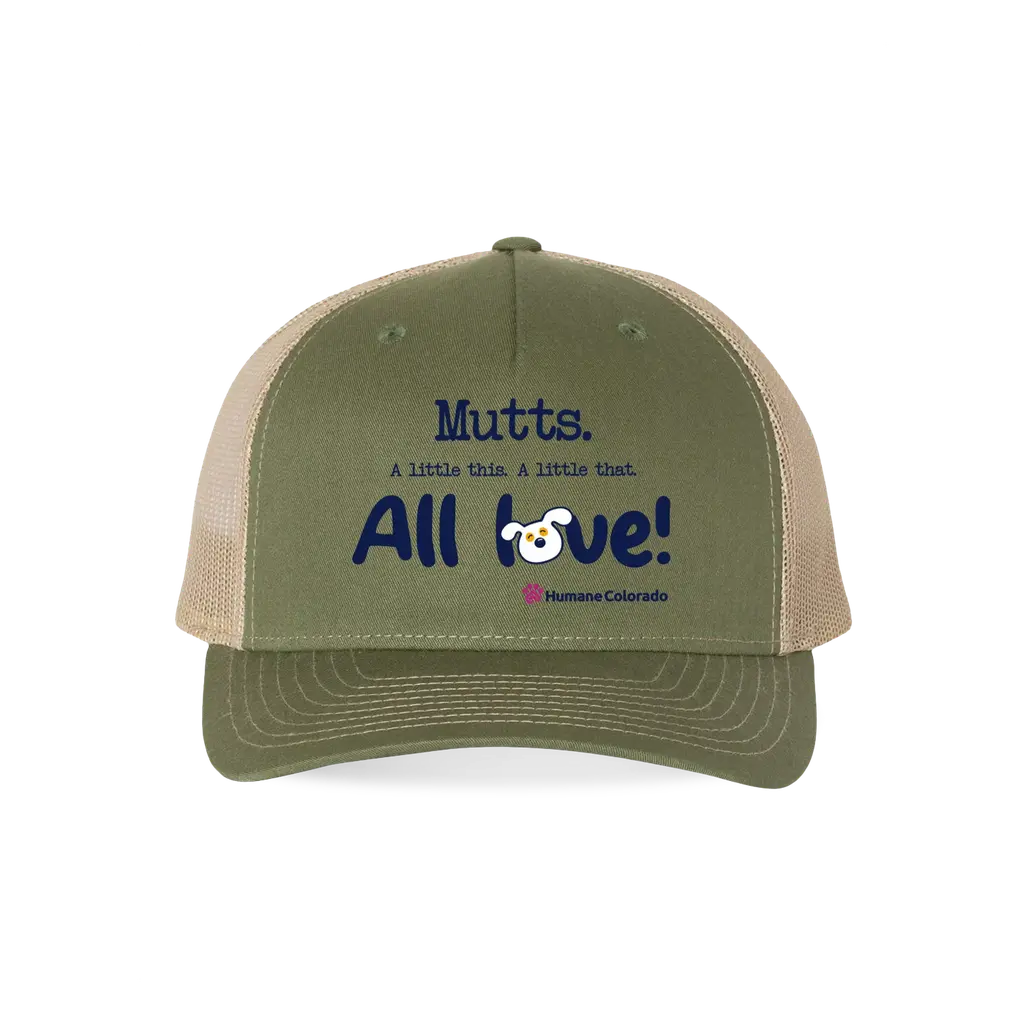 Mutts. All love! Trucker Cap
