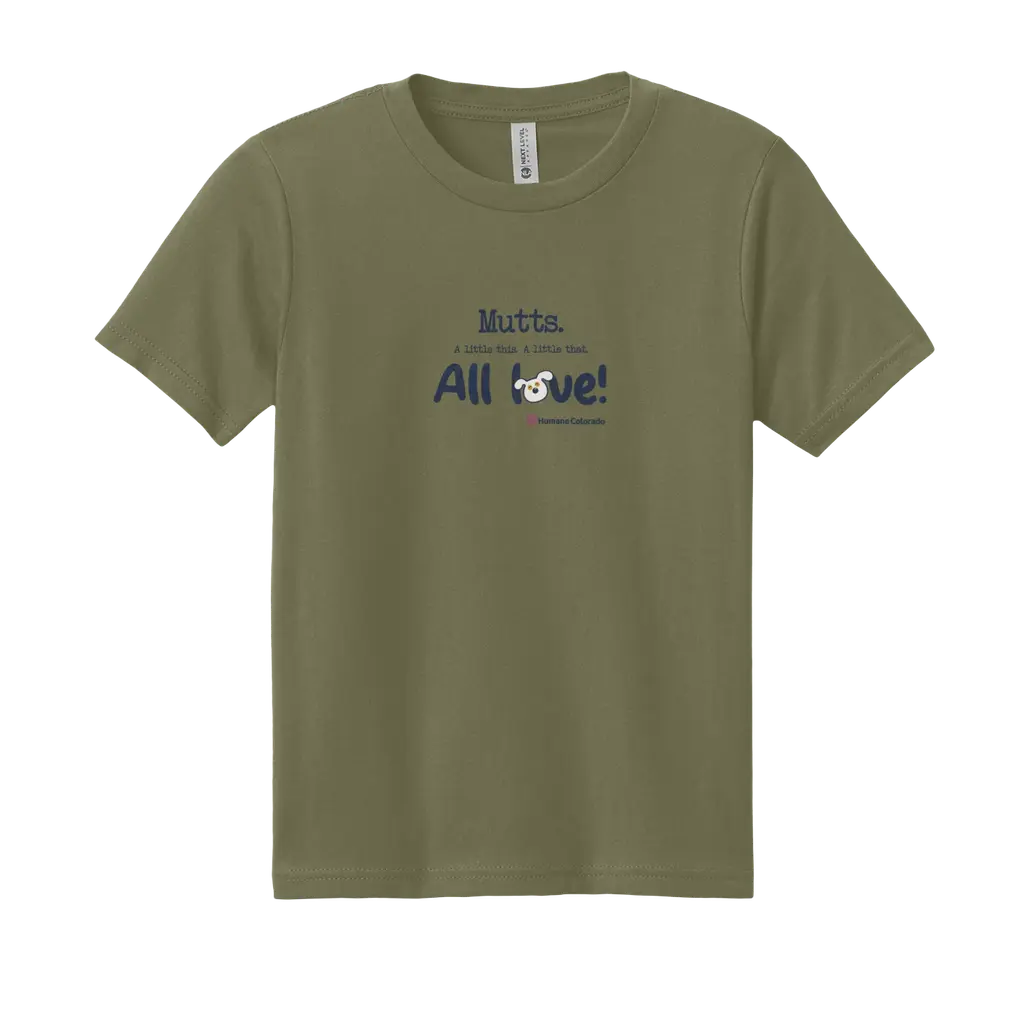 Mutts. All love! Youth Tee