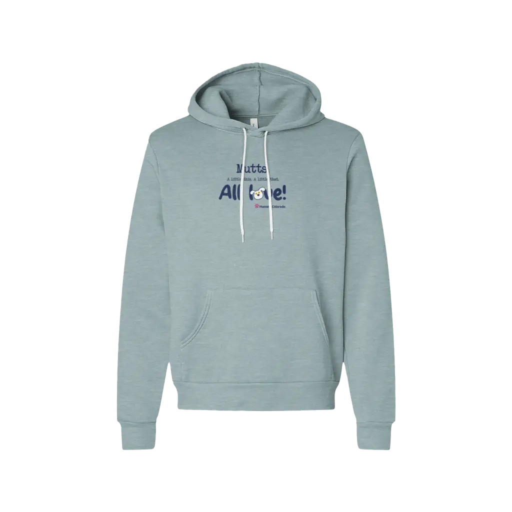 Mutts. All love! Sponge Fleece Hoodie