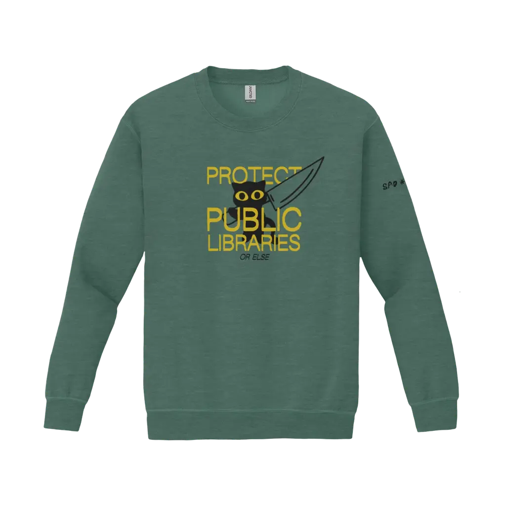 Protect Public Libraries (heavy blend sweatshirt)