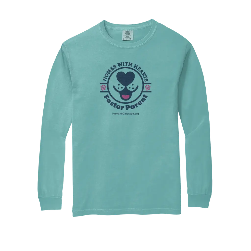Homes with Hearts Comfort Colors Long Sleeve