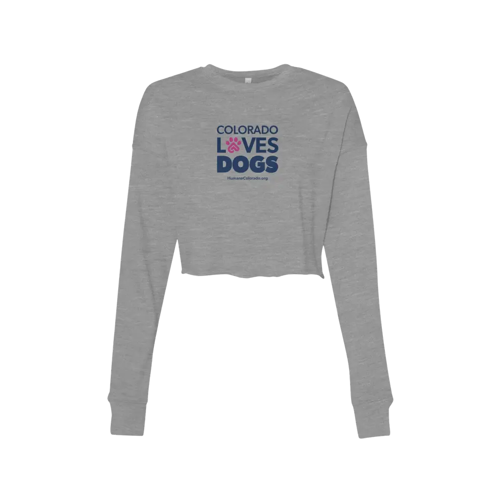 Colorado Loves Dogs Crop Fleece