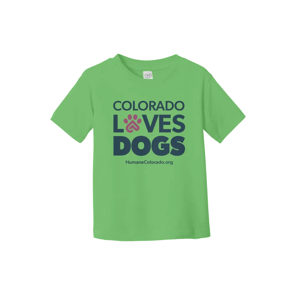 Colorado Loves Dogs Toddler Tee