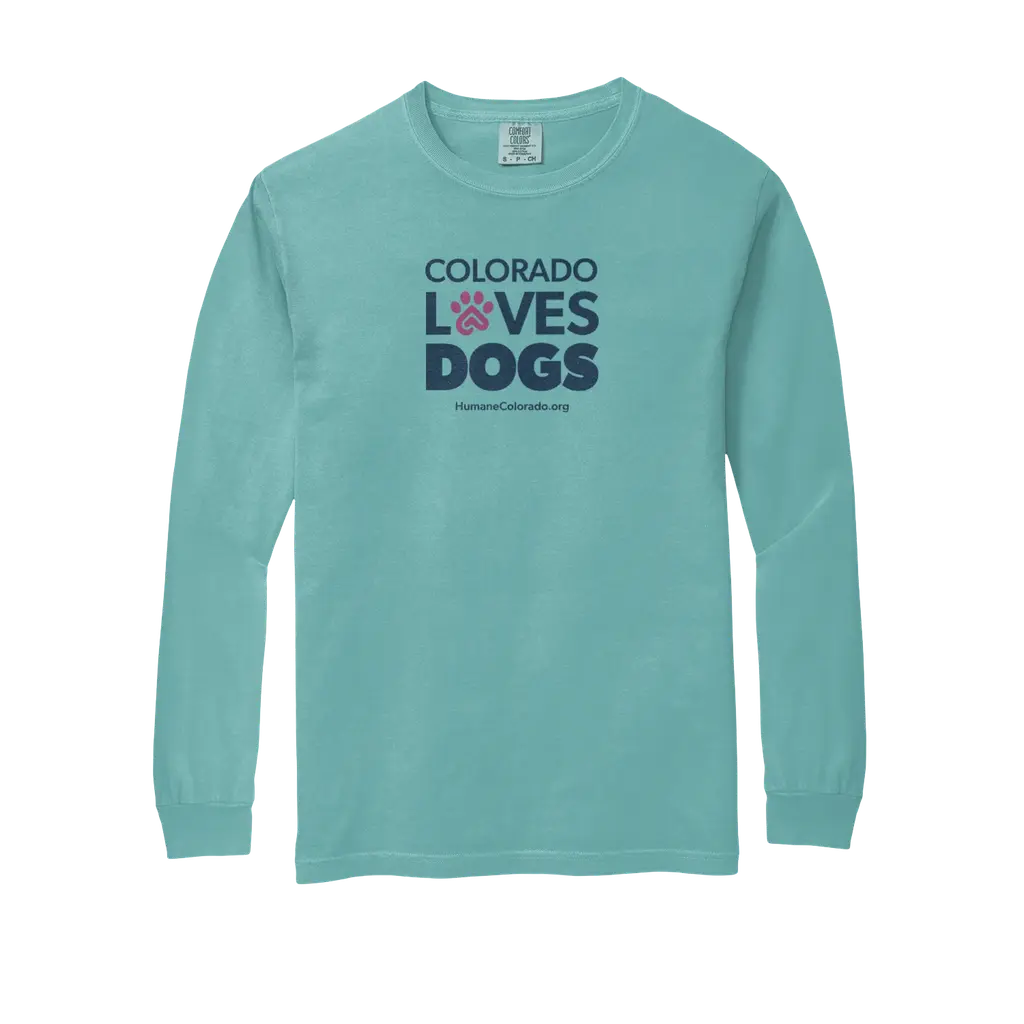 Colorado Loves Dogs Comfort Colors Long Sleeve