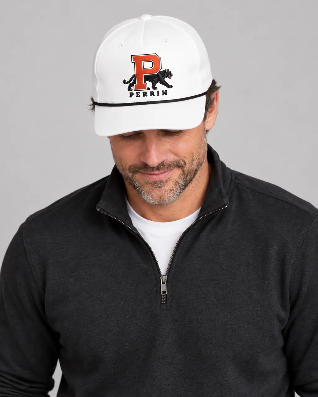 Prowling Panther Embroidered Rope Hat