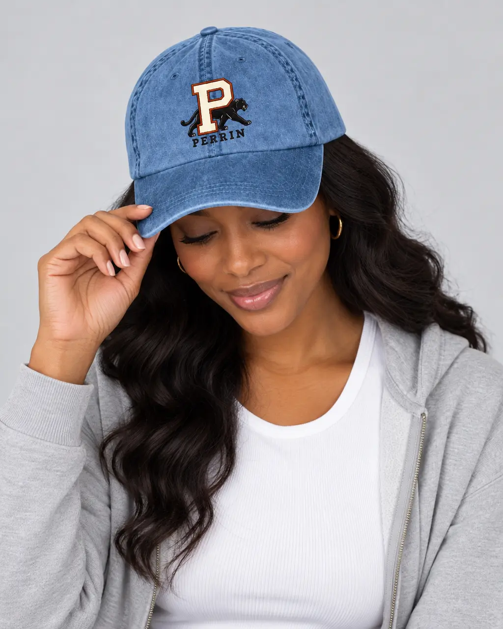 Prowling Panther Embroidered Baseball Cap
