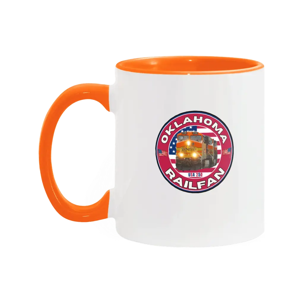 Oklahoma Railfan Large Coffee Mug