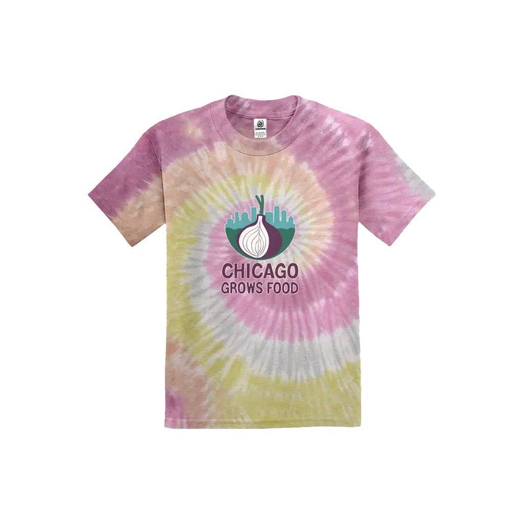Chicago Grows Food Tie Dye Tee