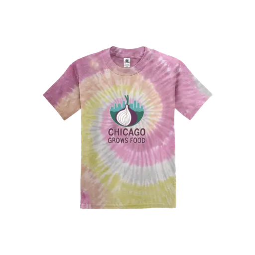 Chicago Grows Food Tie Dye Tee