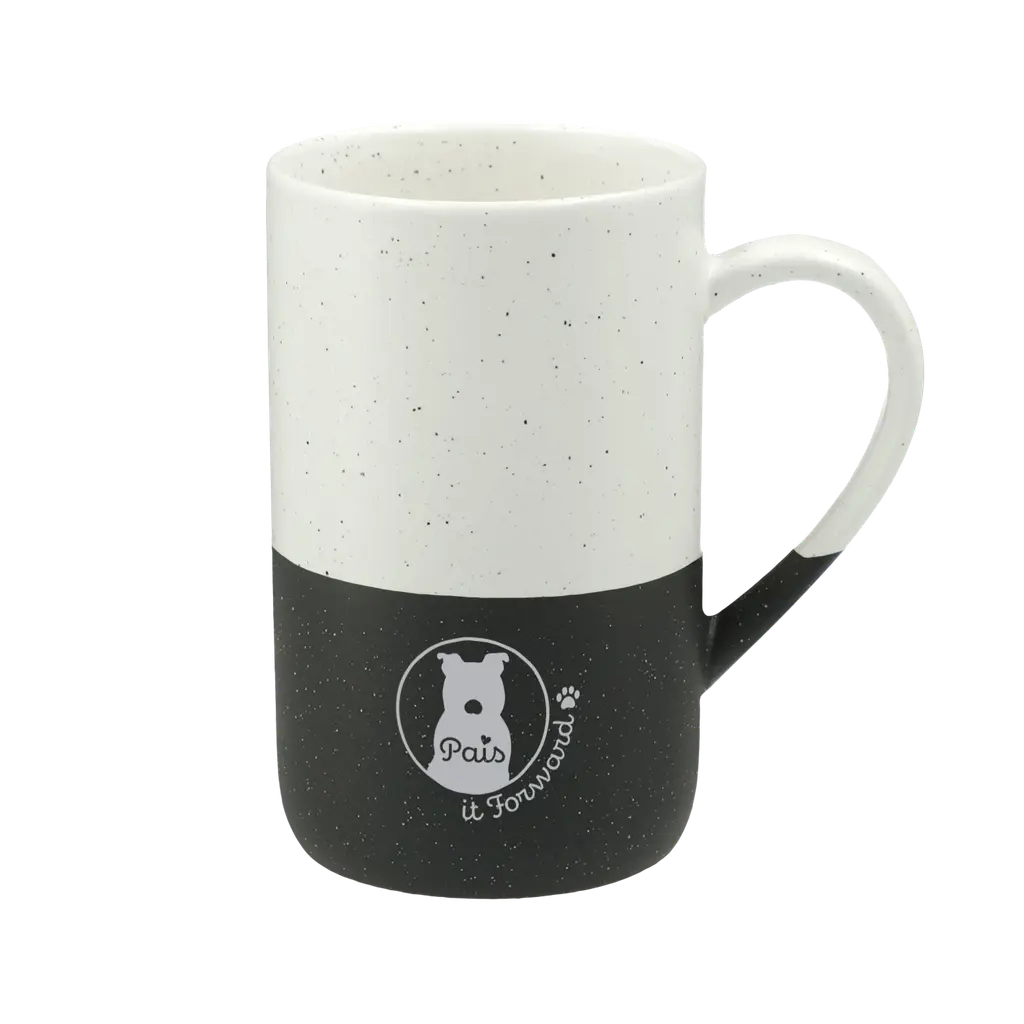 Engraved Speckled Ceramic Mug