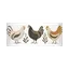Three Painted Hens Black Mug thumbnail 3