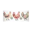 Three Painted Hens Pink Mug thumbnail 3