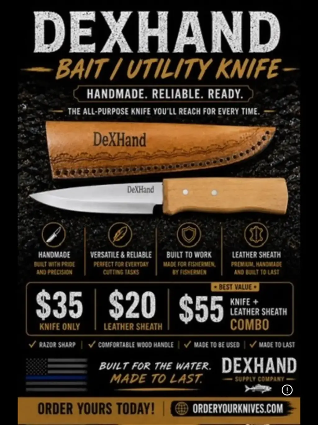 DeXHand Bait / Utility Knife