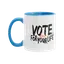 No Kings 4 - Vote for Your Life Two-Tone Mug thumbnail 1