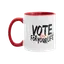 No Kings 4 - Vote for Your Life Two-Tone Mug thumbnail 10