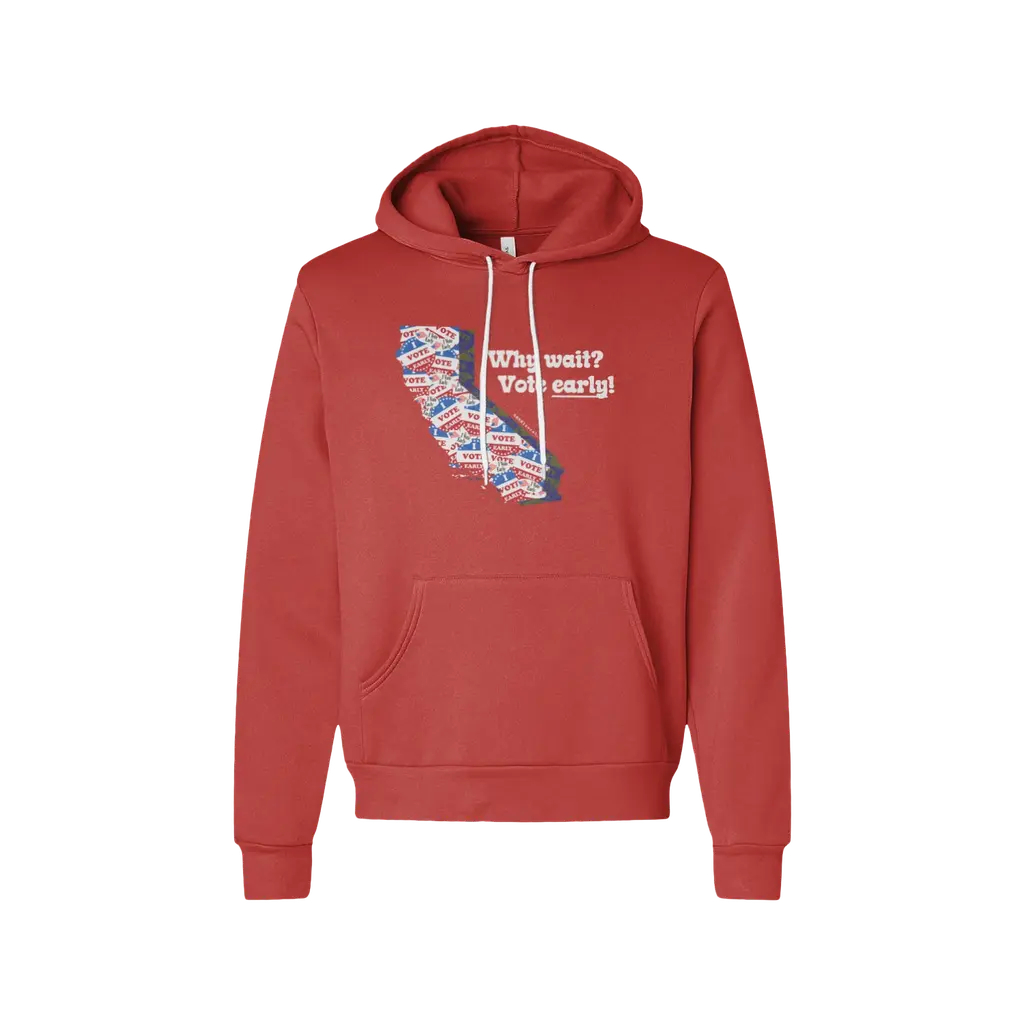 California Votes Early Sponge Fleece Hoodie