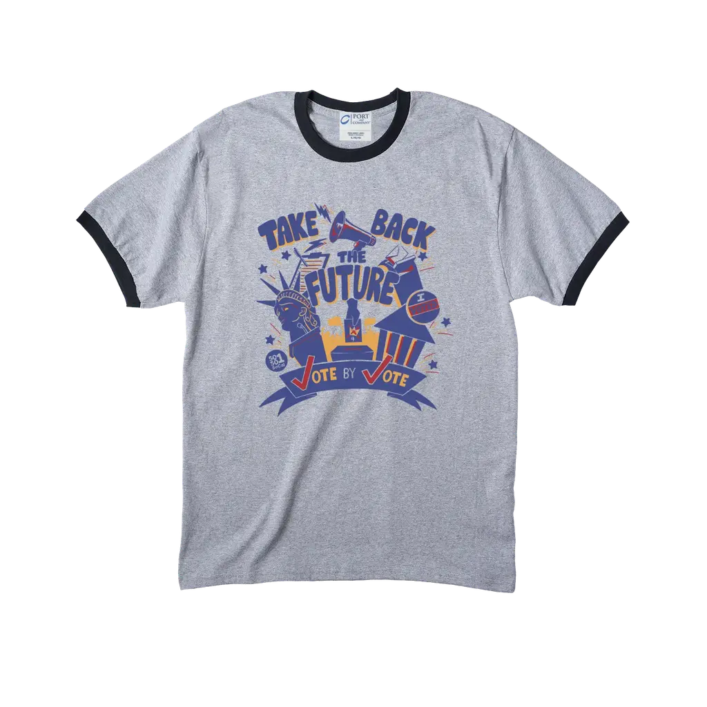 Take Back the Future, Vote by Vote Ringer Tee