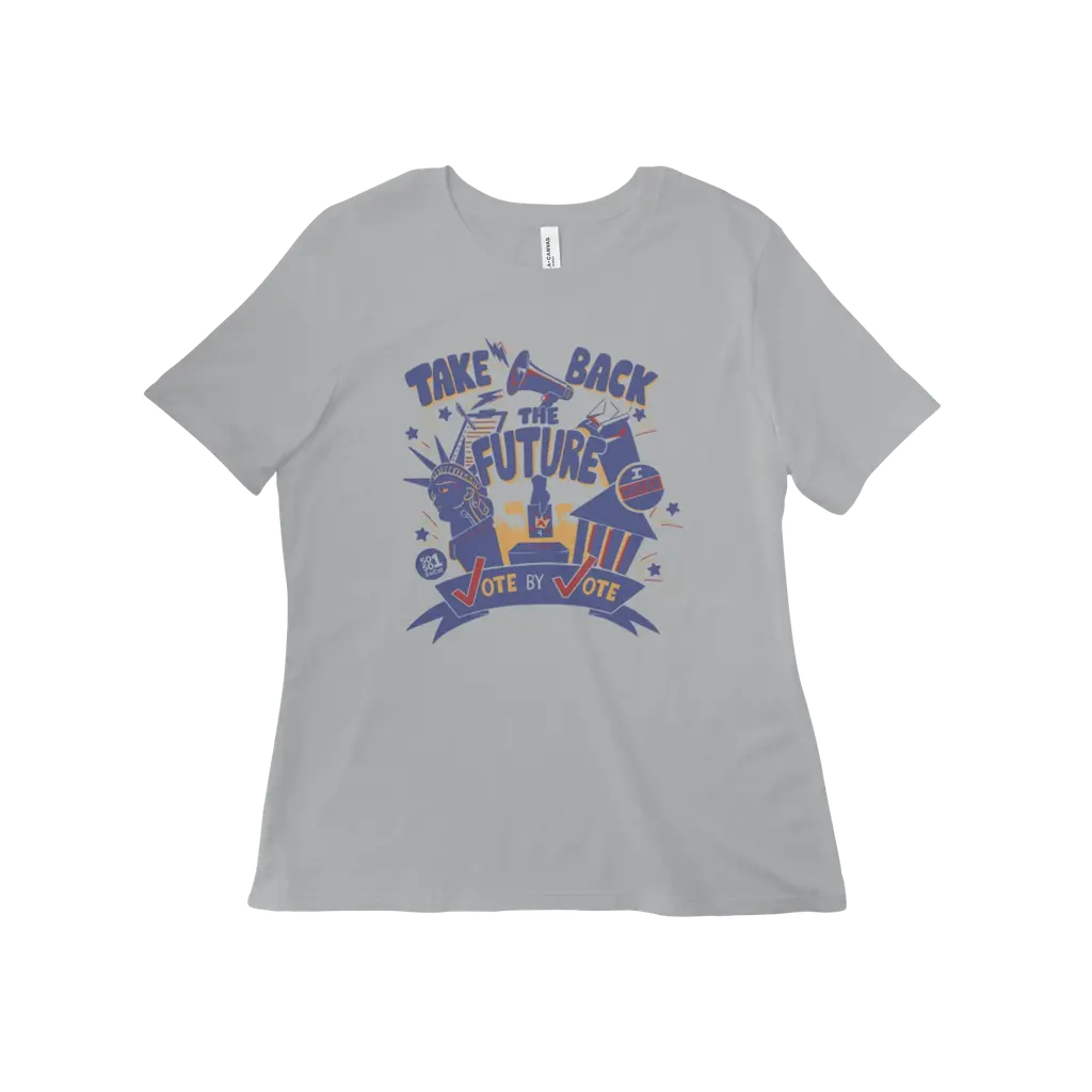 Take Back the Future, Vote by Vote Women's Relaxed Tee
