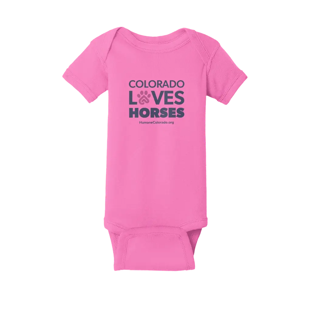 Colorado Loves Horses Onesie