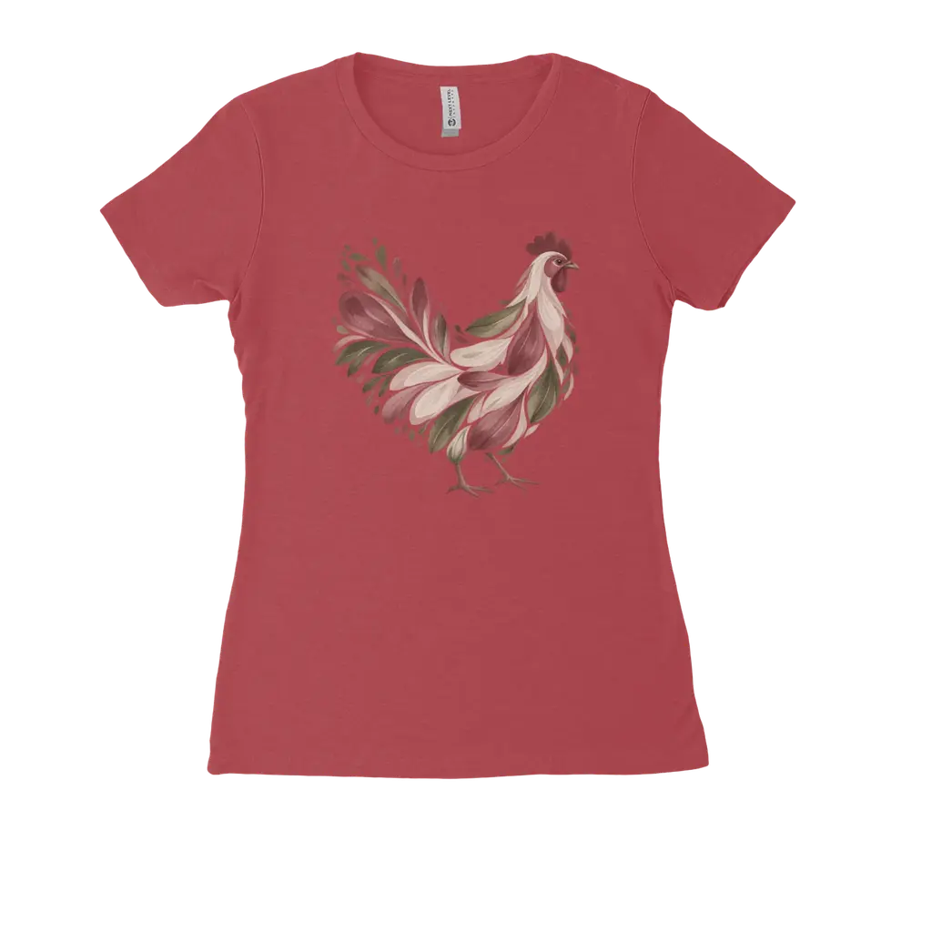 The Painted Hen Rose + Sage Women’s Tee