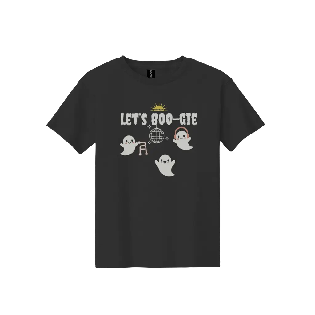 Let's BOOgie Black Tee - Youth 
