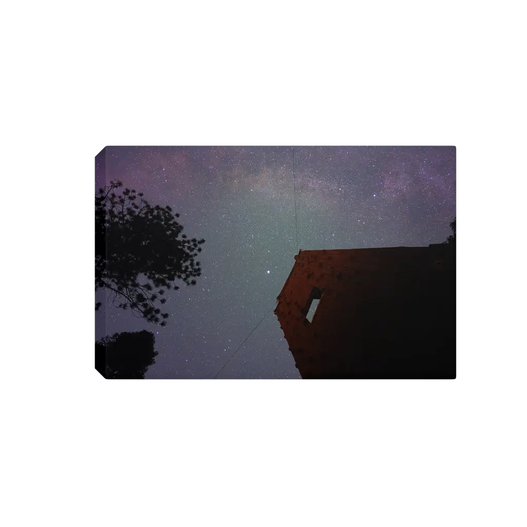 Starry Tower Canvas Print