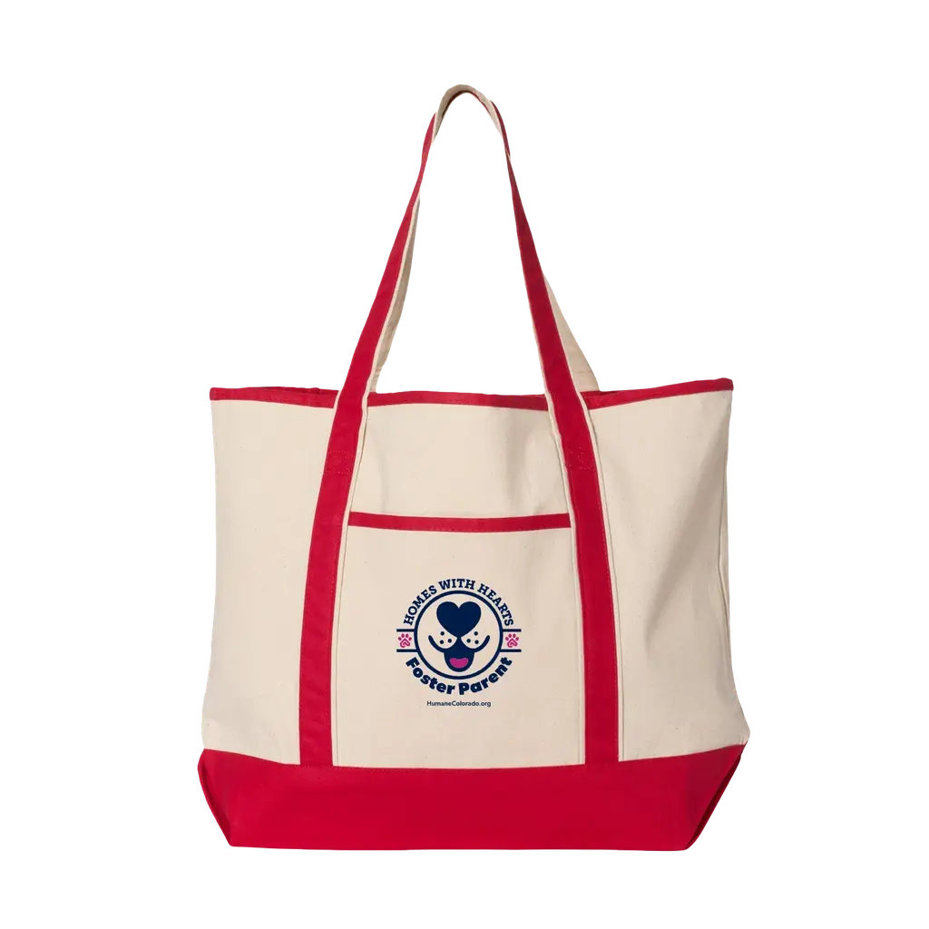 Homes with Hearts Large Tote