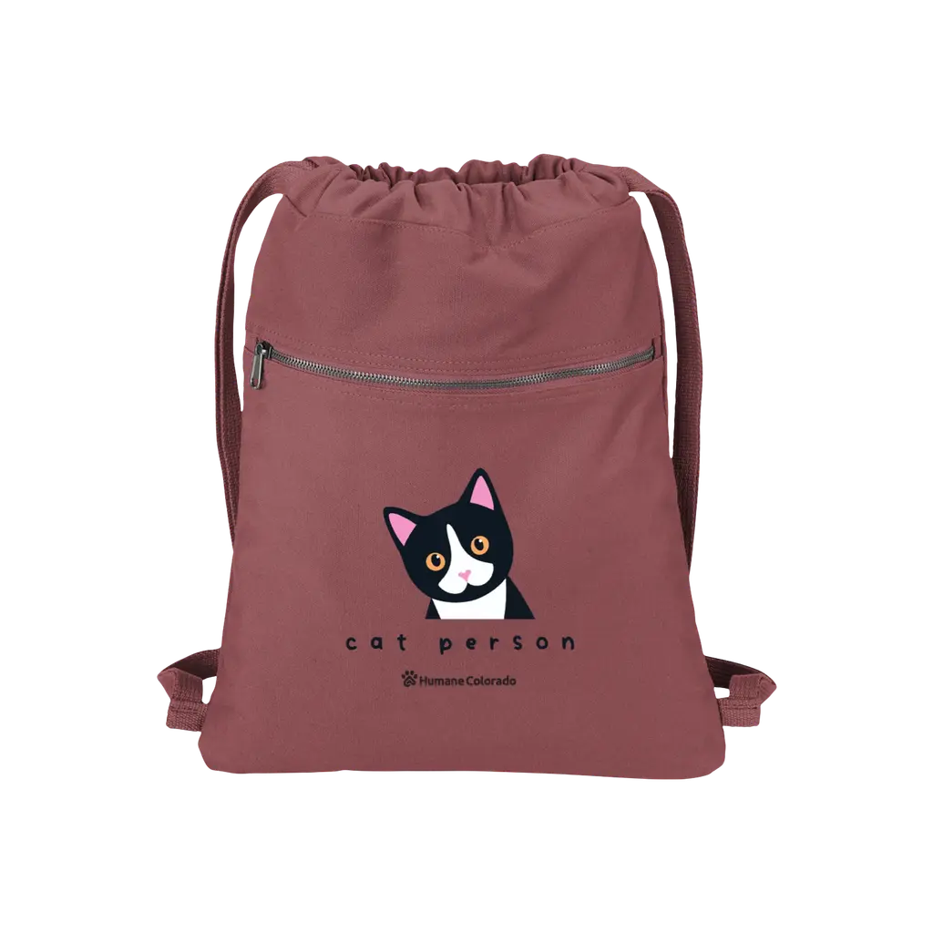 Cat Person Cinch Pack