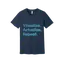 Visualize. Actualize. Repeat. Midnight Premium Cotton Tee thumbnail 1