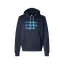 Visualize. Actualize. Repeat. Midnight Sponge Fleece Hoodie thumbnail 1